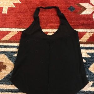 Black halter top